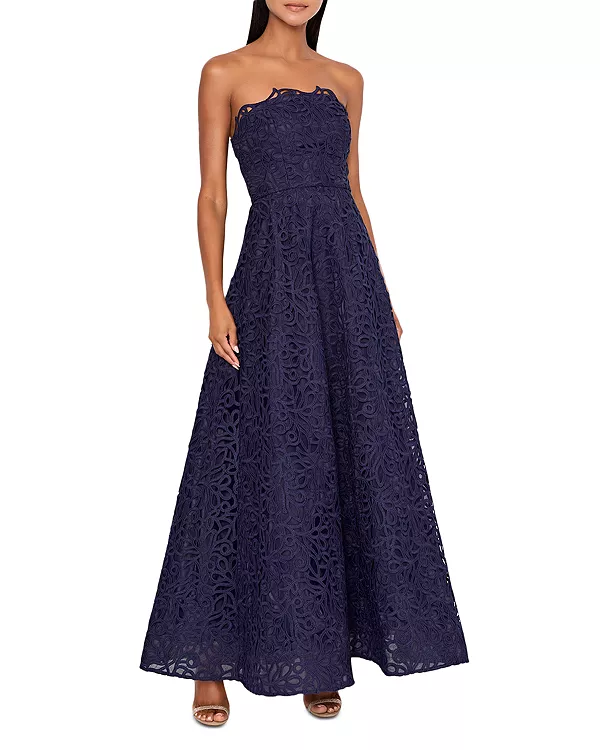 

Платье Сони без бретелей Milly, синий