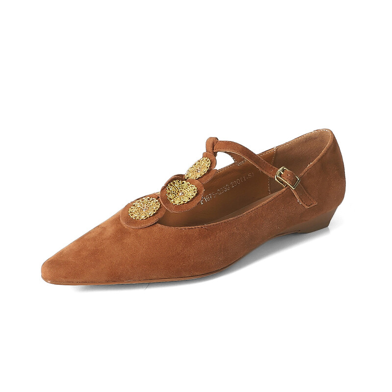 

Туфли Мэри Джейн женские Naiyee, цвет Earth Yellow