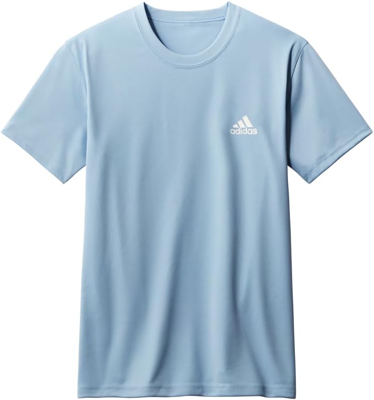 

Мужская футболка с круглым вырезом Adidas, голубой