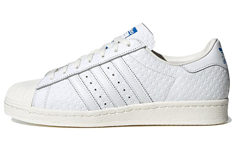 

Кроссовки Adidas Originals Superstar 82 Debossed Geometric Print White Blue