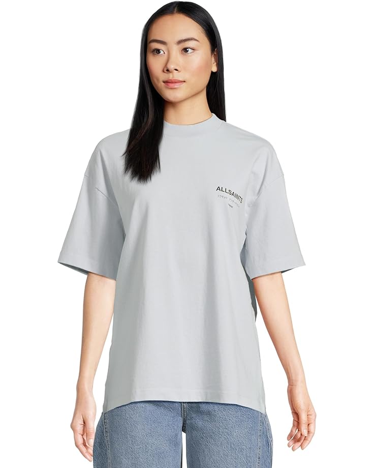 

Футболка AllSaints Underground Etta Tee, цвет Barely Blue