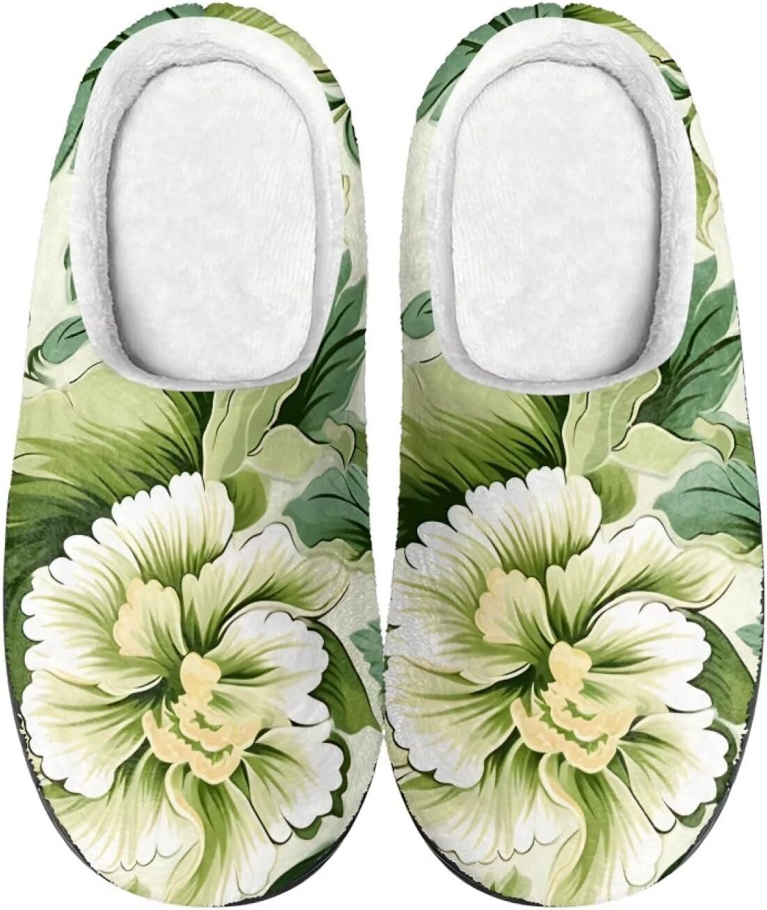 

Мужские и женские нескользящие тапочки, теплые мягкие уютные тапочки из фланели, домашняя обувь для спальни и улицы, размеры 2-12 Zcfygdx, зеленый