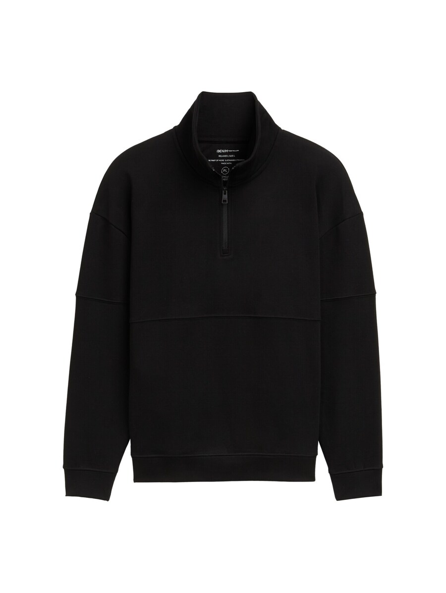 

Свитер TOM TAILOR DENIM Sweatshirt, черный