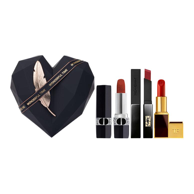 

DIOR Набор одежды vivid blue gold obsidian heart box велюр натуральный долговечный 3 шт, подарок для девушки