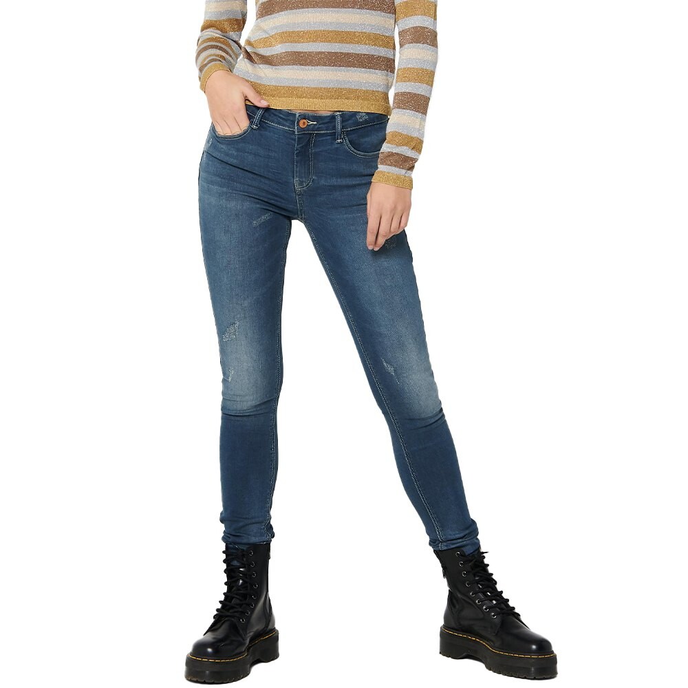 

Джинсы Jdy New Carola Life Regular Skinny Straight, синий