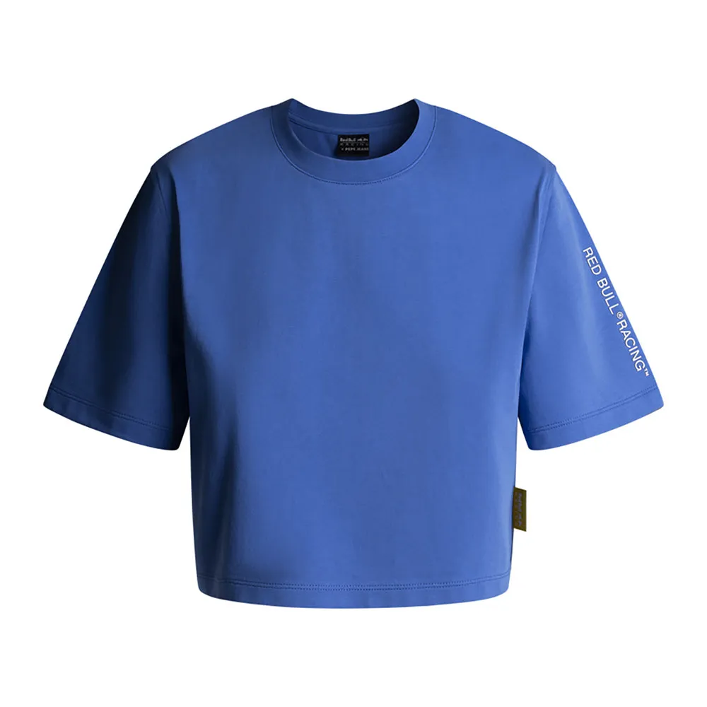 

Футболка с коротким рукавом Red Bull Racing Boxy Crop, синий