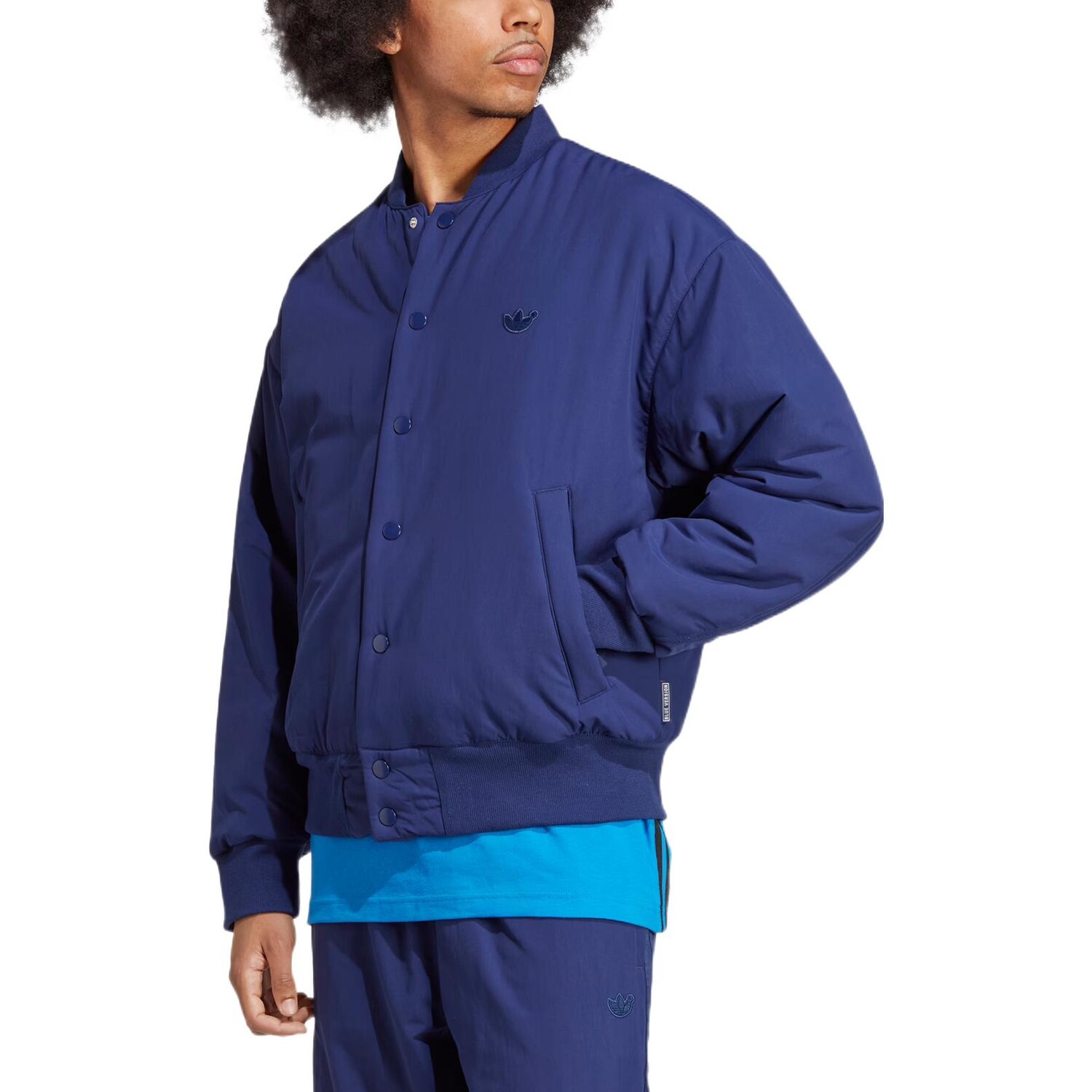 Синяя версия Коллекция Куртка Мужская Ночное Небо Фиолетовый Adidas Originals, цвет Night Sky Purple — фото 4