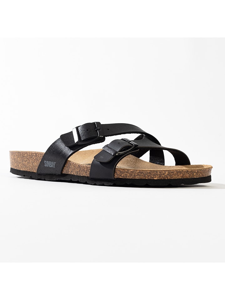 Мюли Sunbay Pantoletten Bambou, черный