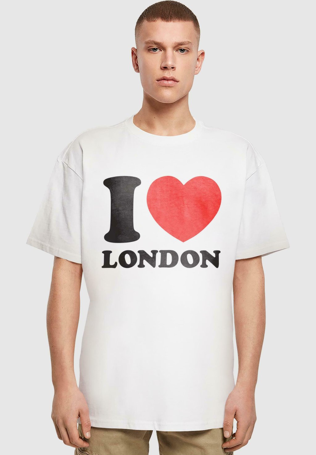 

Футболка с принтом I HEART LONDON HEAVY Merchcode, белый