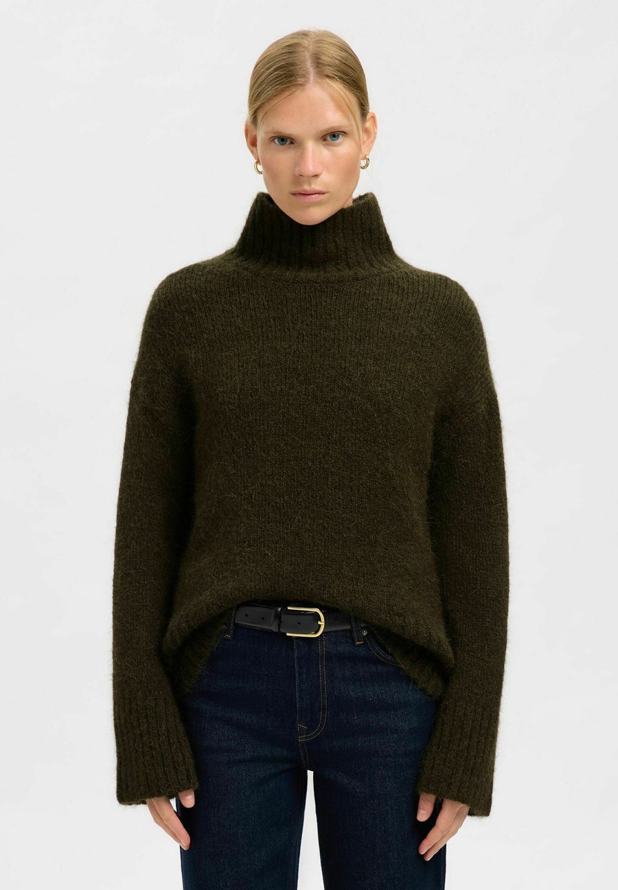 

Джемпер Selected Femme SLFGABRIELLA HIGH NECK , Deep Depths/Green