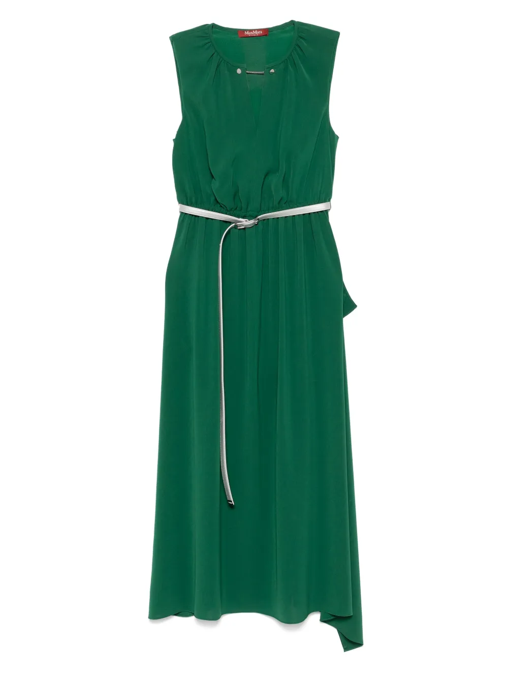 

Платье с поясом MAX MARA, зеленый