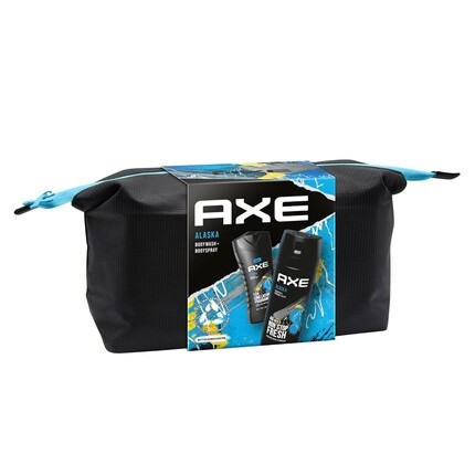 

Axe/Lynx Axe Alaska Подарочный набор Спрей для тела Мытье тела и Мочалка 150 мл 250 мл