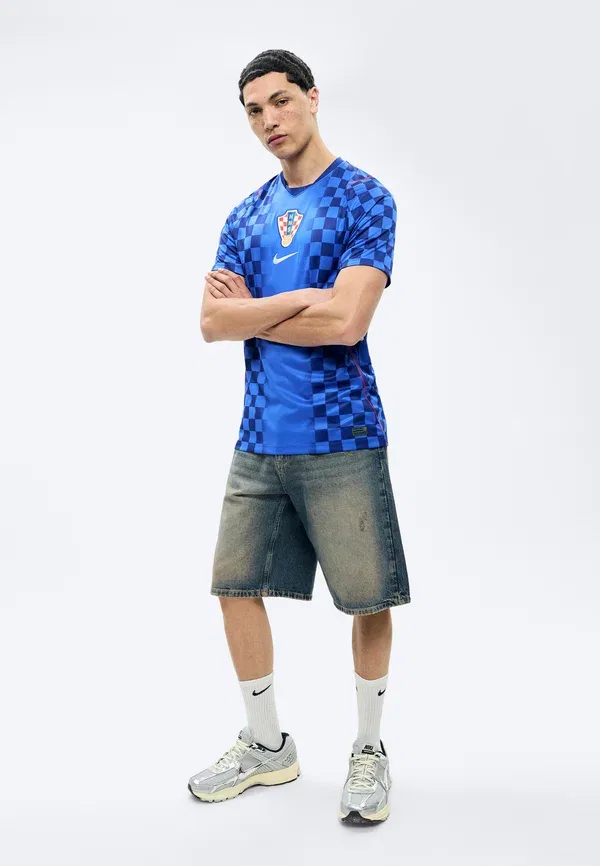 Футболка сборной Хорватии Nike Performance, deep royal blue/hyper royal/white, темно-королевский синий/гипер-королевский синий/белый — фото 2