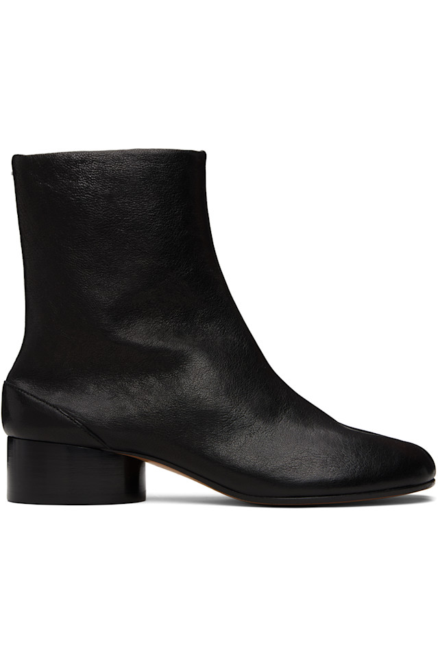 Ботинки Tabi на щиколотке Maison Margiela, черный