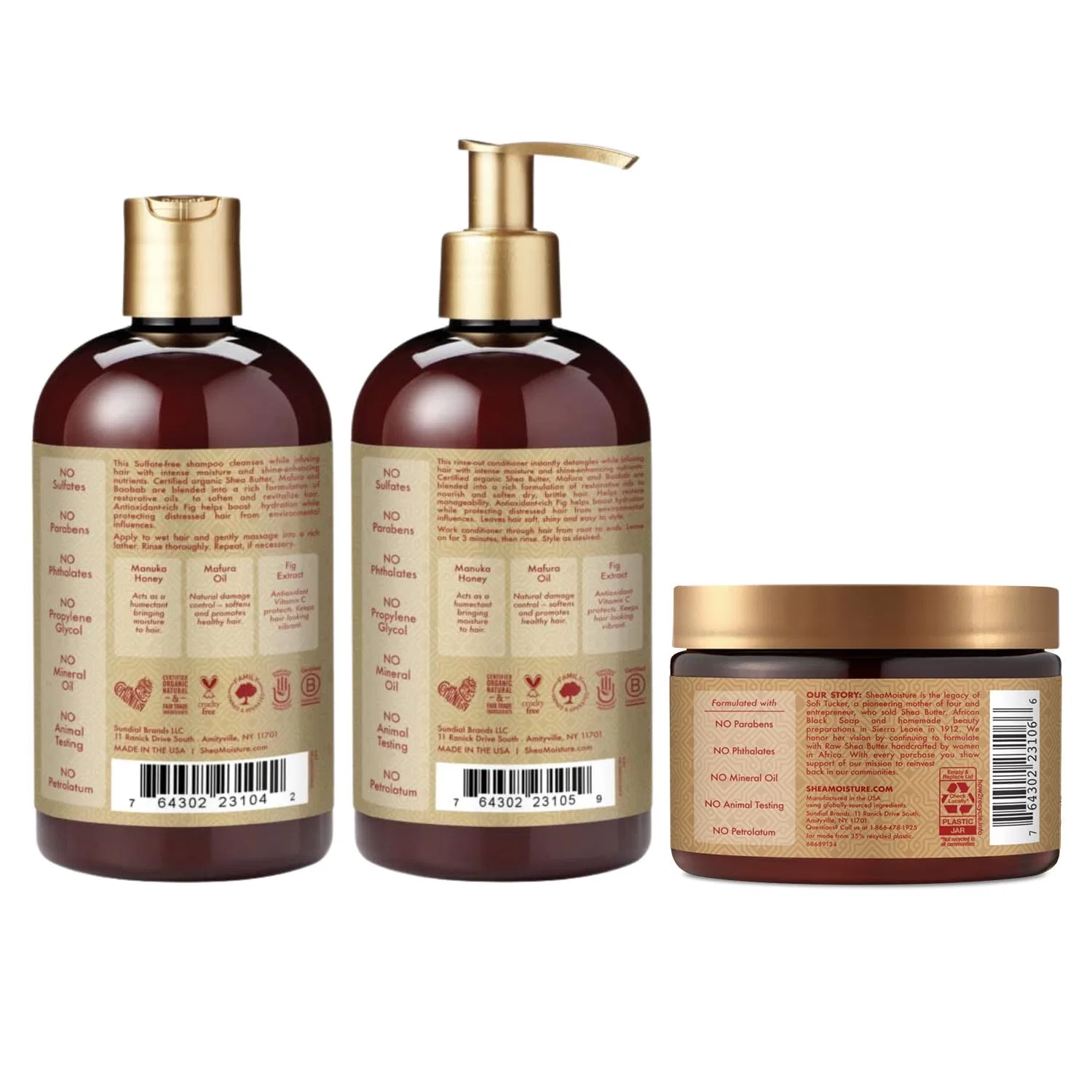 Набор для интенсивного увлажнения волос Manuka Honey & Mafura Oil от SheaMoisture Shea Moisture — фото 2