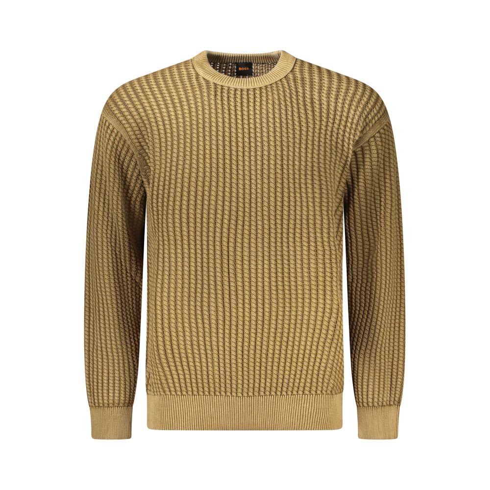 

Мужской свитер Hugo Boss Cotton Men, коричневый