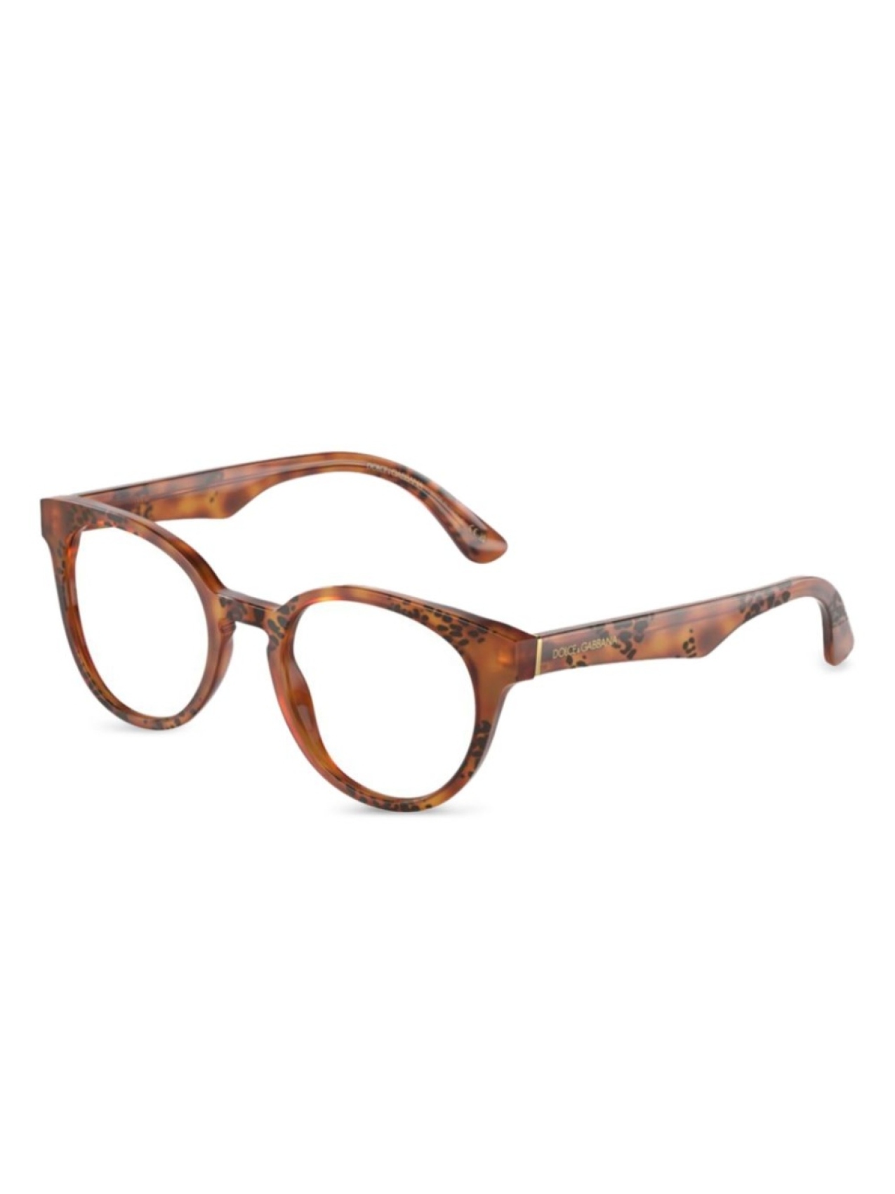 

Dolce & Gabbana Eyewear очки в круглой оправе, коричневый