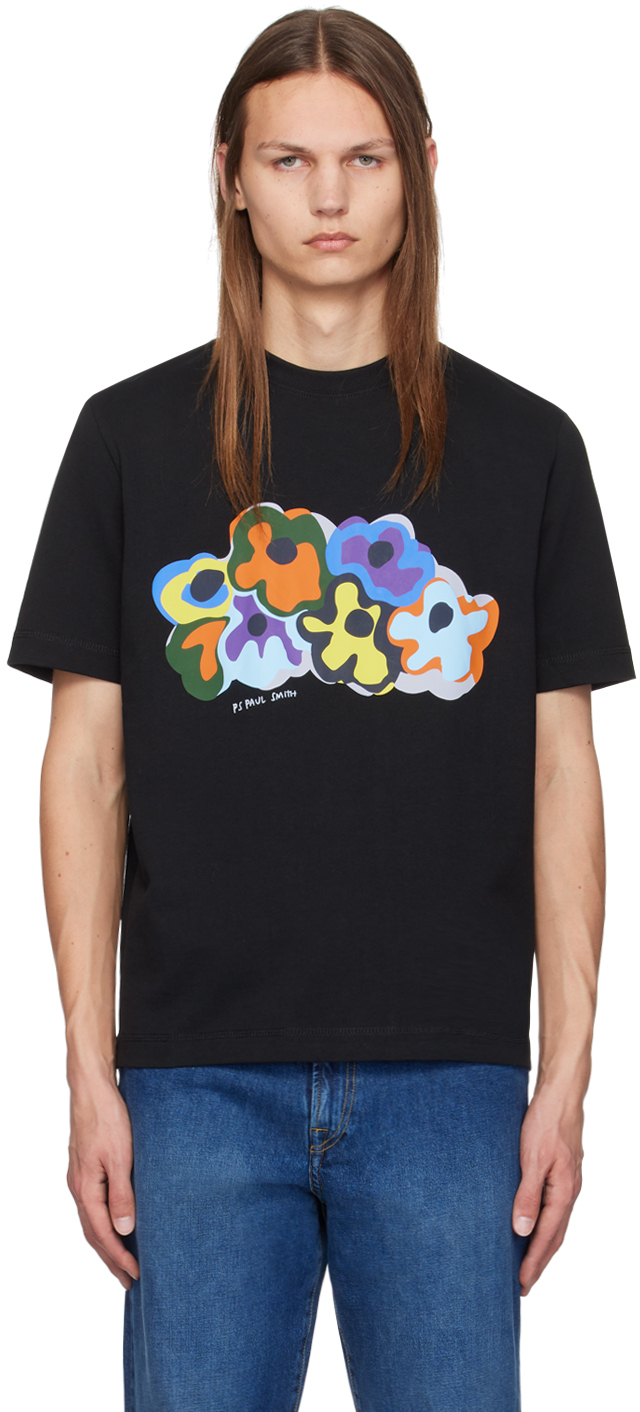 

Футболка с ярким цветочным принтом PS by Paul Smith