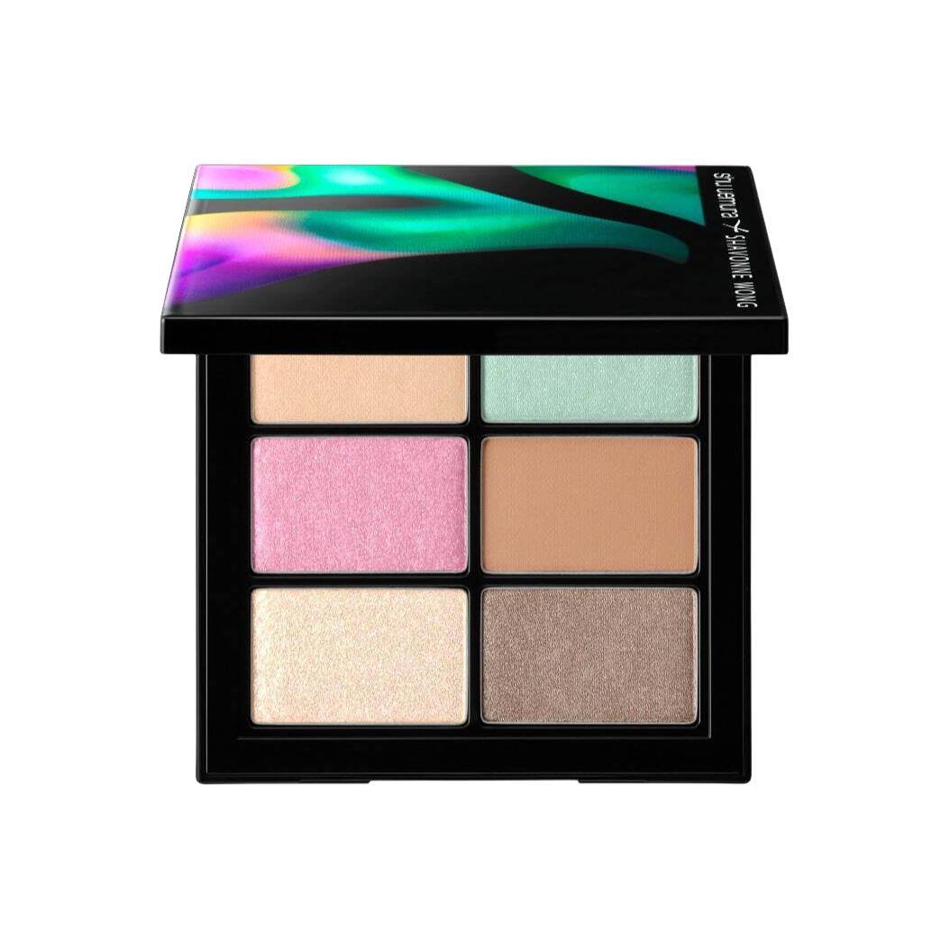 

ZHICUNXIU x Shabonne Wong 2025 летняя лимитированная палетка теней для век, 6 цветов, легко растушевывается Shu Uemura