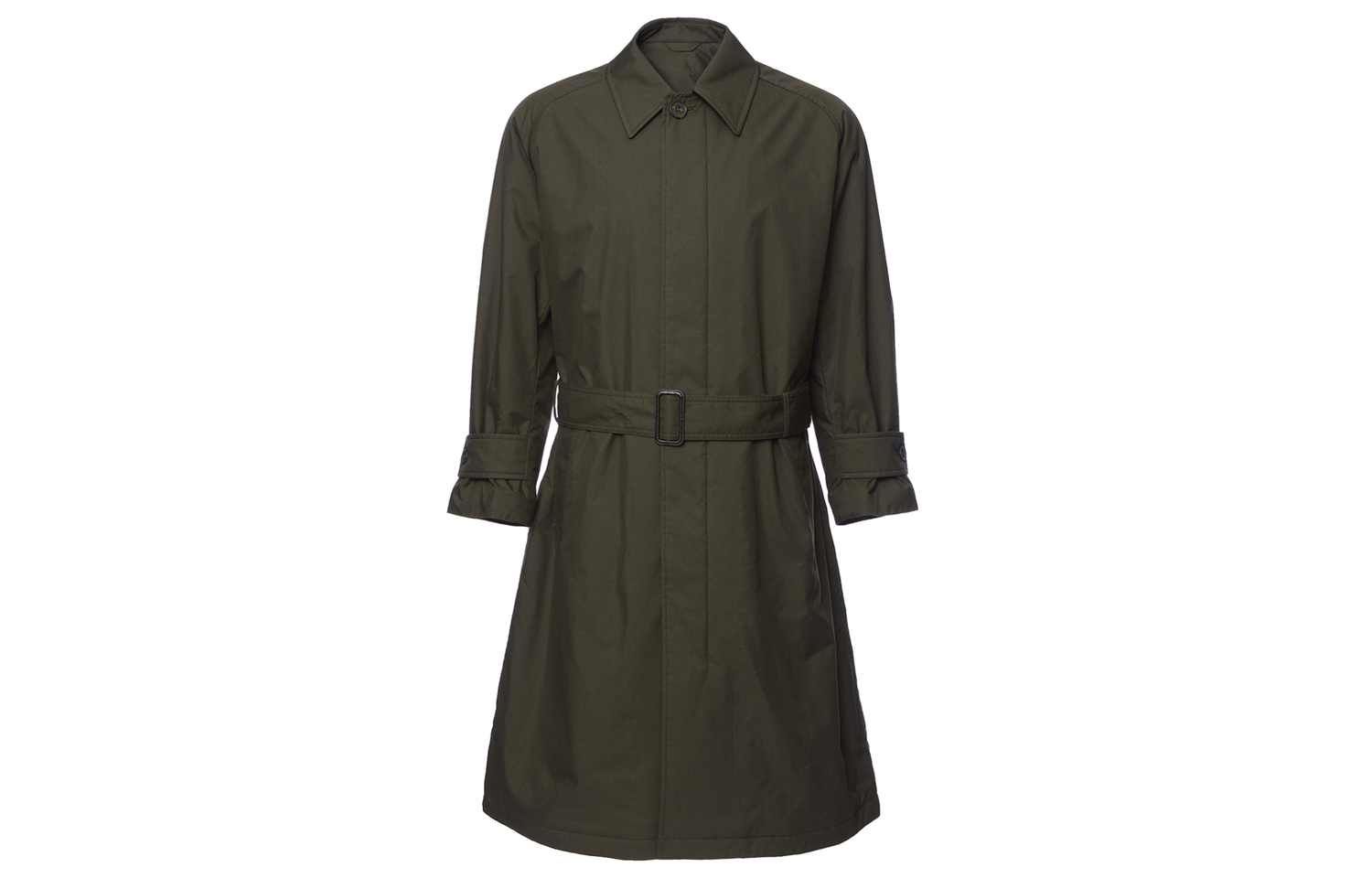 FW23 U Series Тренч Unisex Темно-оливковый UNIQLO — фото 2