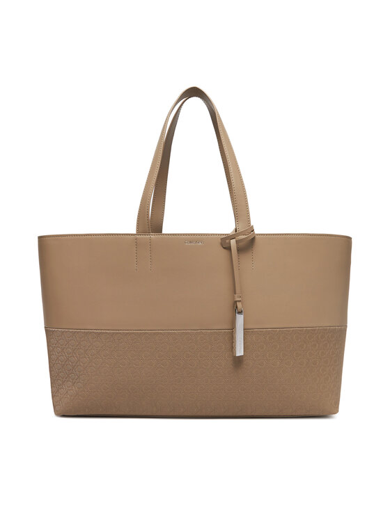 

Сумочка Ck Mixmedia Shopper_Mono K60K613166 Calvin Klein, бежевый