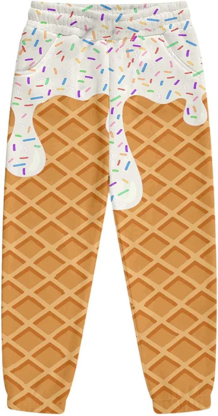 Детский спортивный костюм Ice Cream, 2 предмета, белый — фото 4