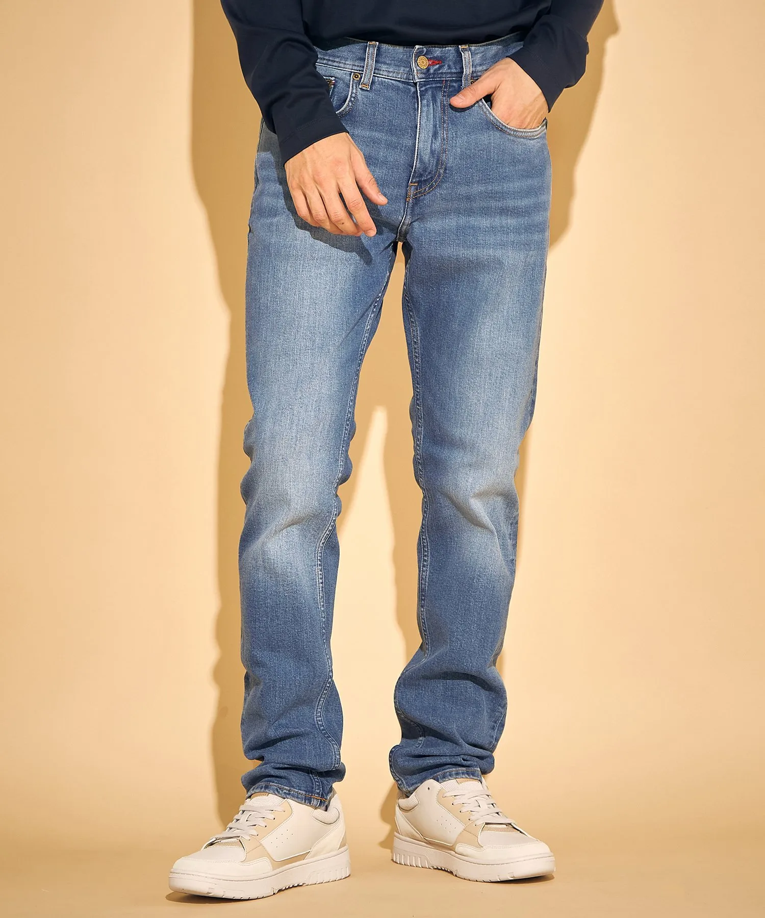Джинсы прямого кроя Denton TOMMY HILFIGER, Indigo 1BB — фото 3