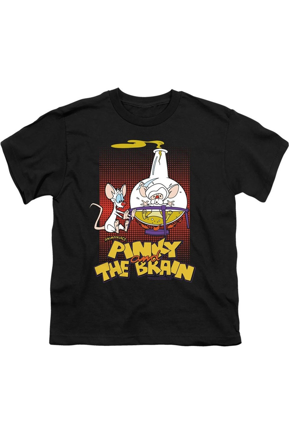 

Футболка с коротким рукавом Pinky And The Brain Lab Flask для детей Gildan