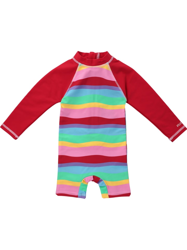 

Villervalla Купальник Multi Wave красного цвета