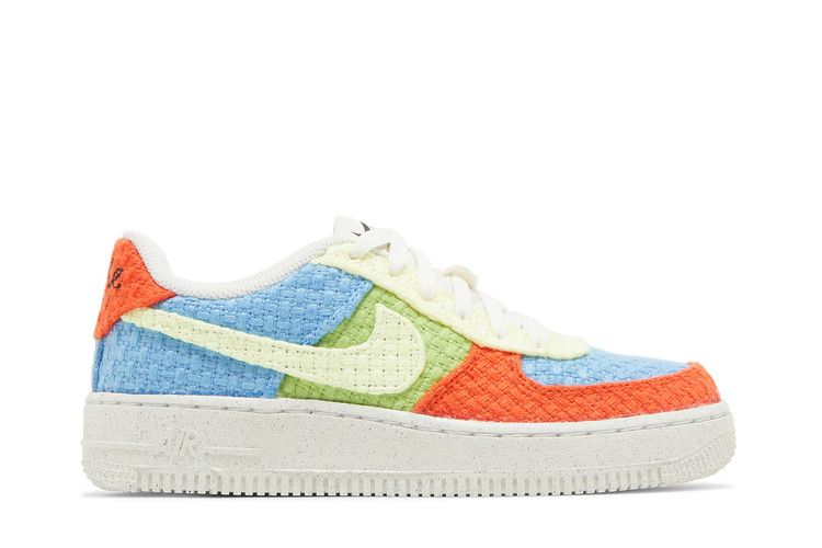 Кроссовки Nike Air Force 1 Low LV8 Next Nature GS 'Hemp - Multi', разноцветный — фото 2
