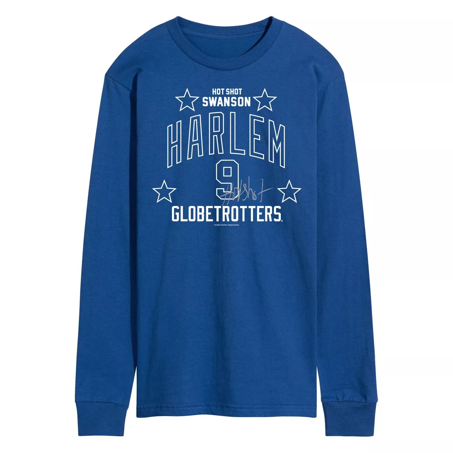

Мужская футболка с длинным рукавом Harlem Globetrotters Hot Shot Swanson 9 Licensed Character