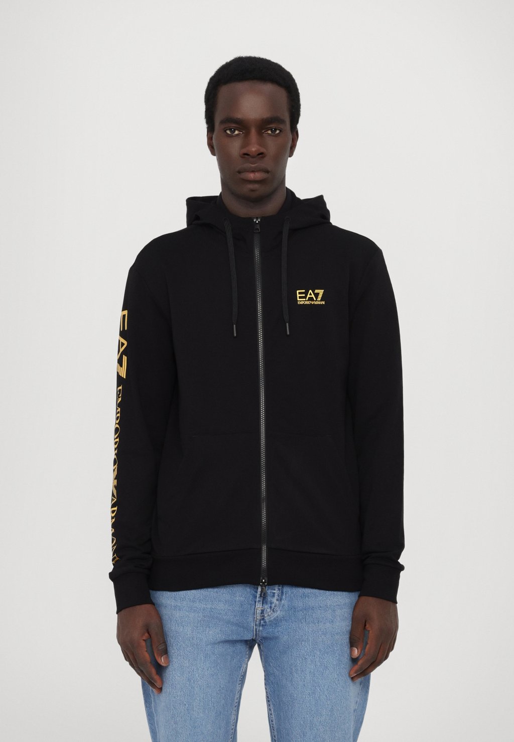 

Толстовка на молнии EA7 Emporio Armani, черный