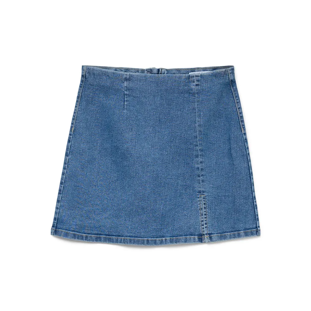 

Юбка Vero Moda Nelly High Waist Short Denim Skirt, синий