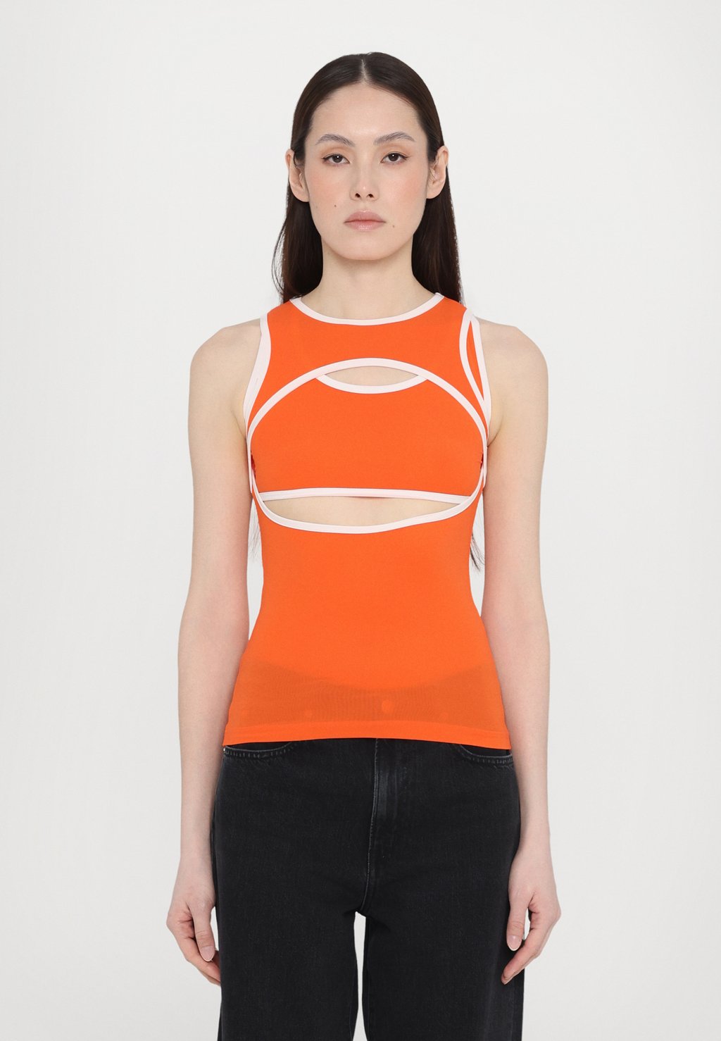 

Топ STRETCHY COMBINED 2-IN-1 Sunnei, оранжевый