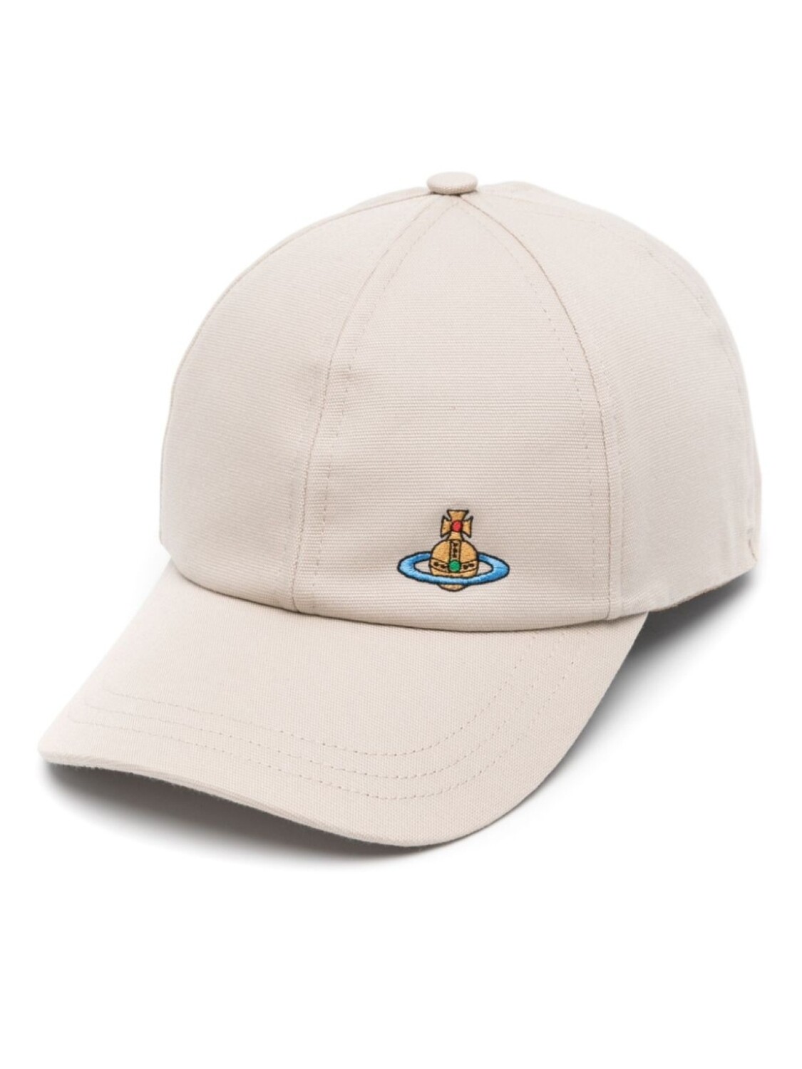 

Бейсболка с вышивкой Orb Vivienne Westwood, бежевый