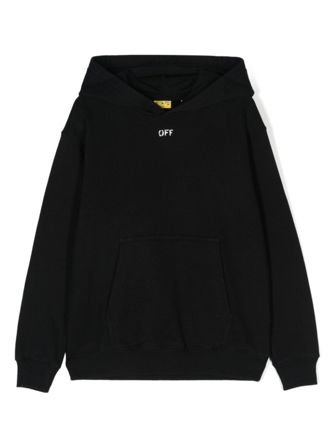 

Off-White Kids худи с логотипом, черный