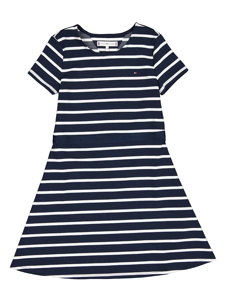 Платье в полоску Tommy Hilfiger, темно-синее/белое