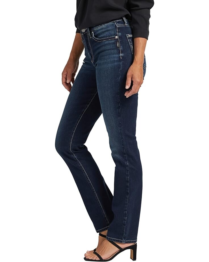 

Джинсы Silver Jeans Co. Avery High-Rise Straight Leg Jeans L94443EDB457, индиго