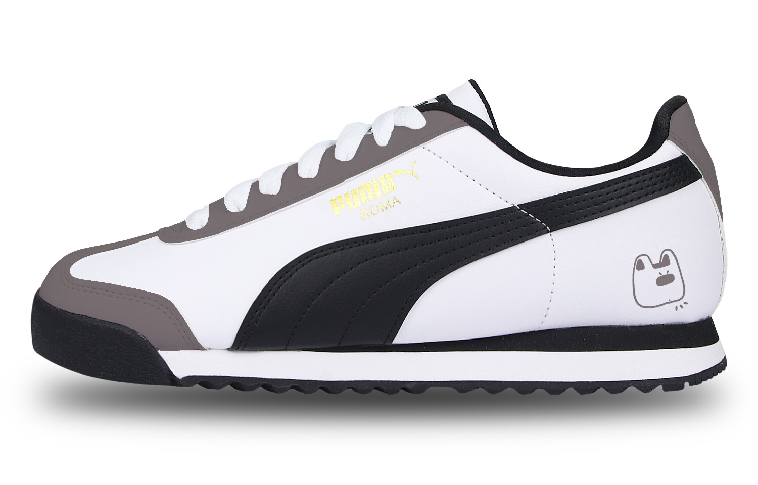 

Кроссовки Puma Roma Training Shoes Unisex Low-top Grey/black, белый