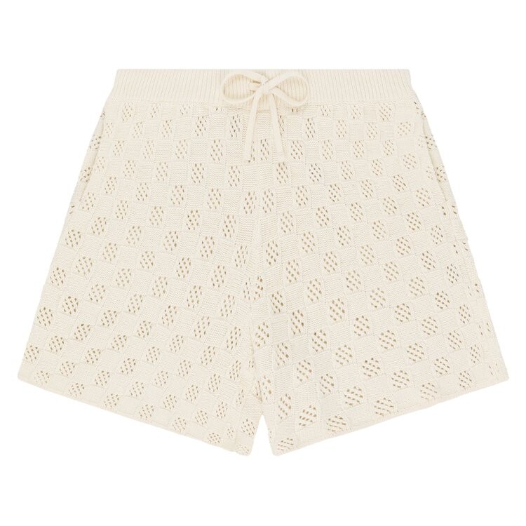 

Шорты Aimé Leon Dore Checkered Knit Short, кремовый