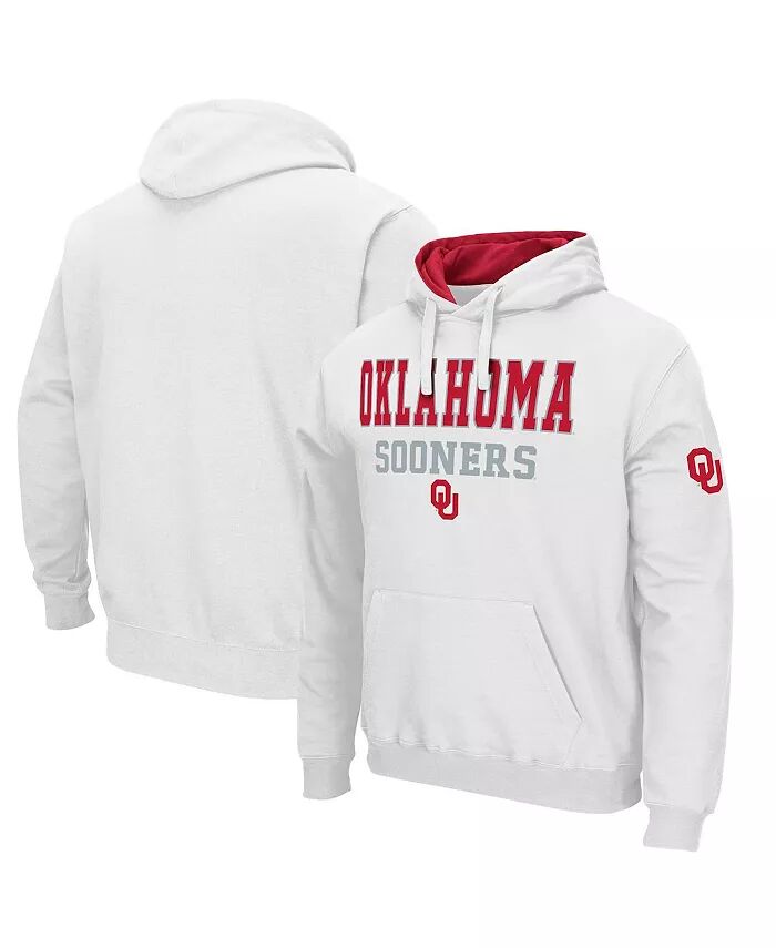 

Мужская толстовка с капюшоном Oklahoma Sooners Sunrise Colosseum, белый