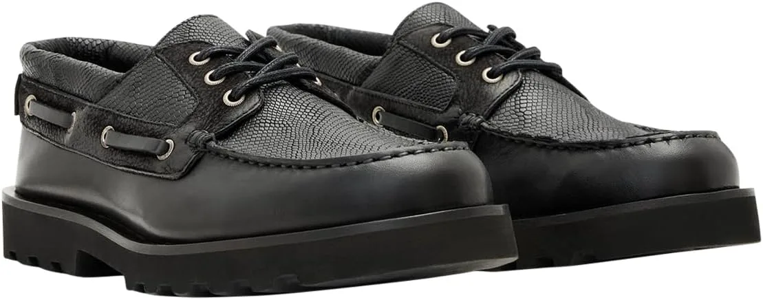 Мужская лодочная обувь AllSaints, черный — фото 4