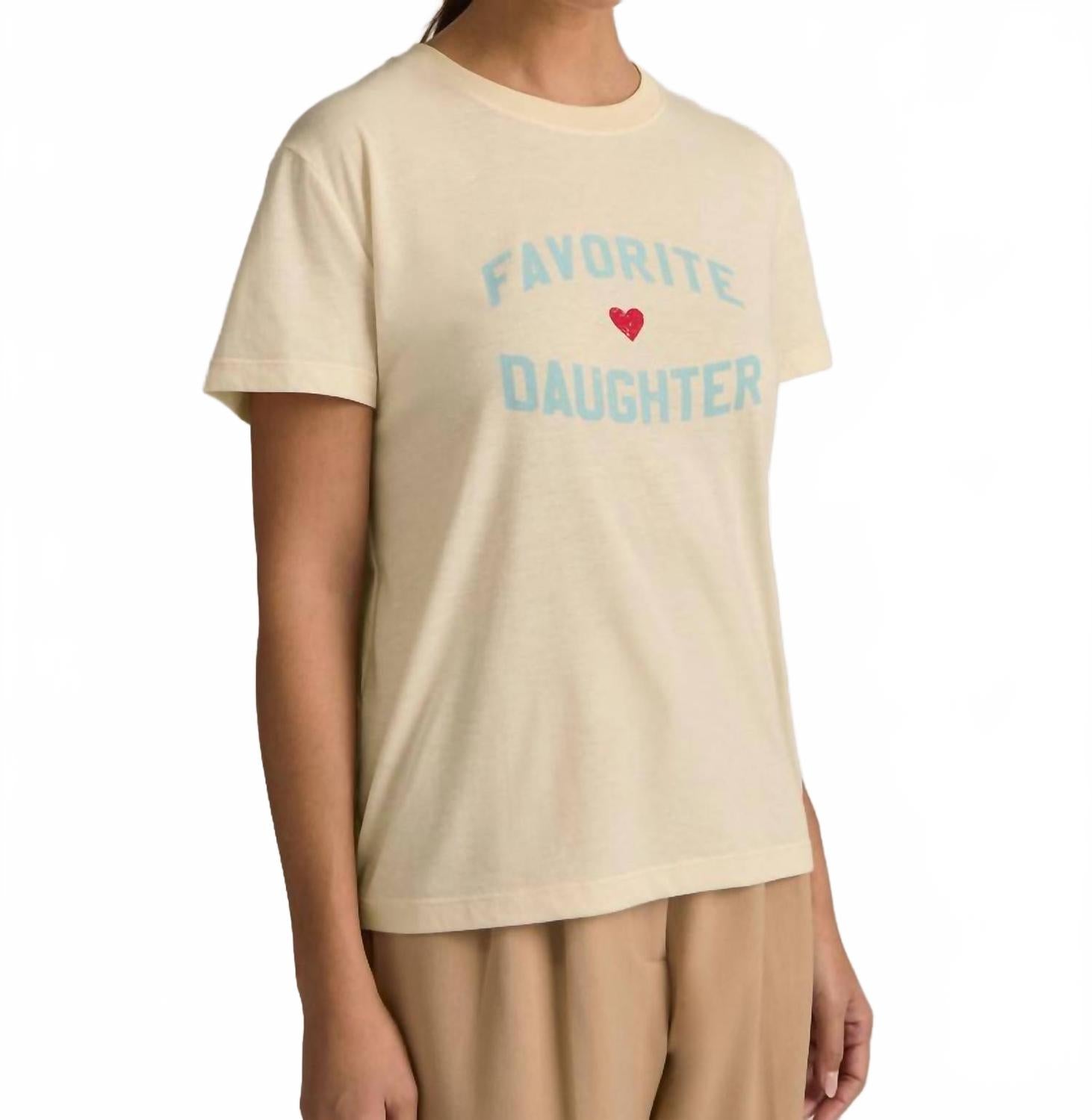 

Футболка с принтом в цветах гардении и нежно-голубом Favorite Daughter