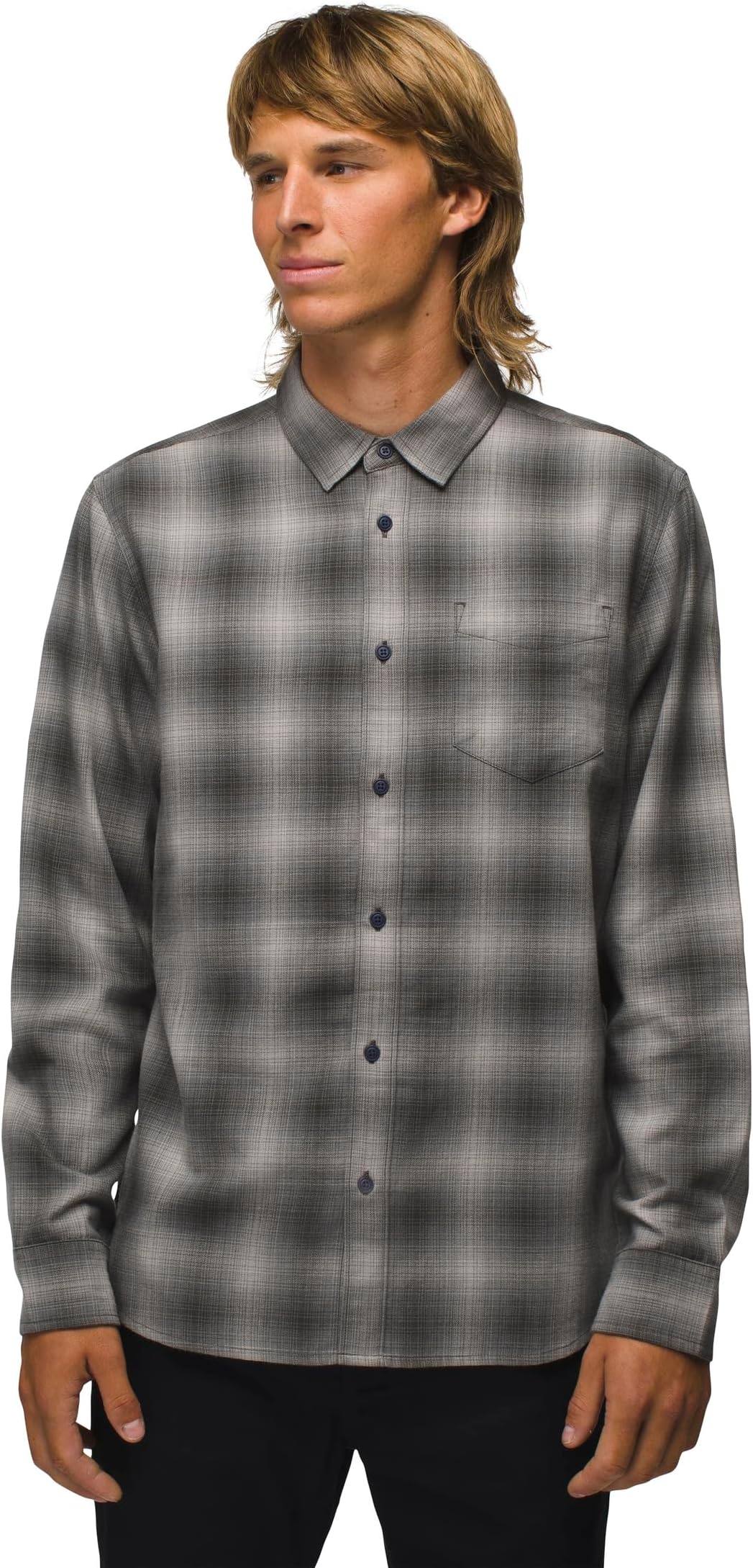 

Рубашка Prana Los Feliz Flannel Shirt, цвет Ashy