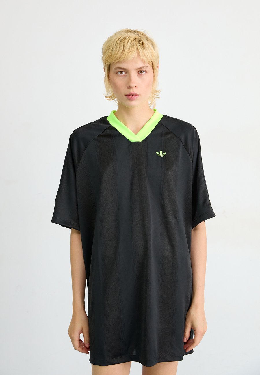 

Платье Adidas Originals DRESS, Black/Signal Green/Black