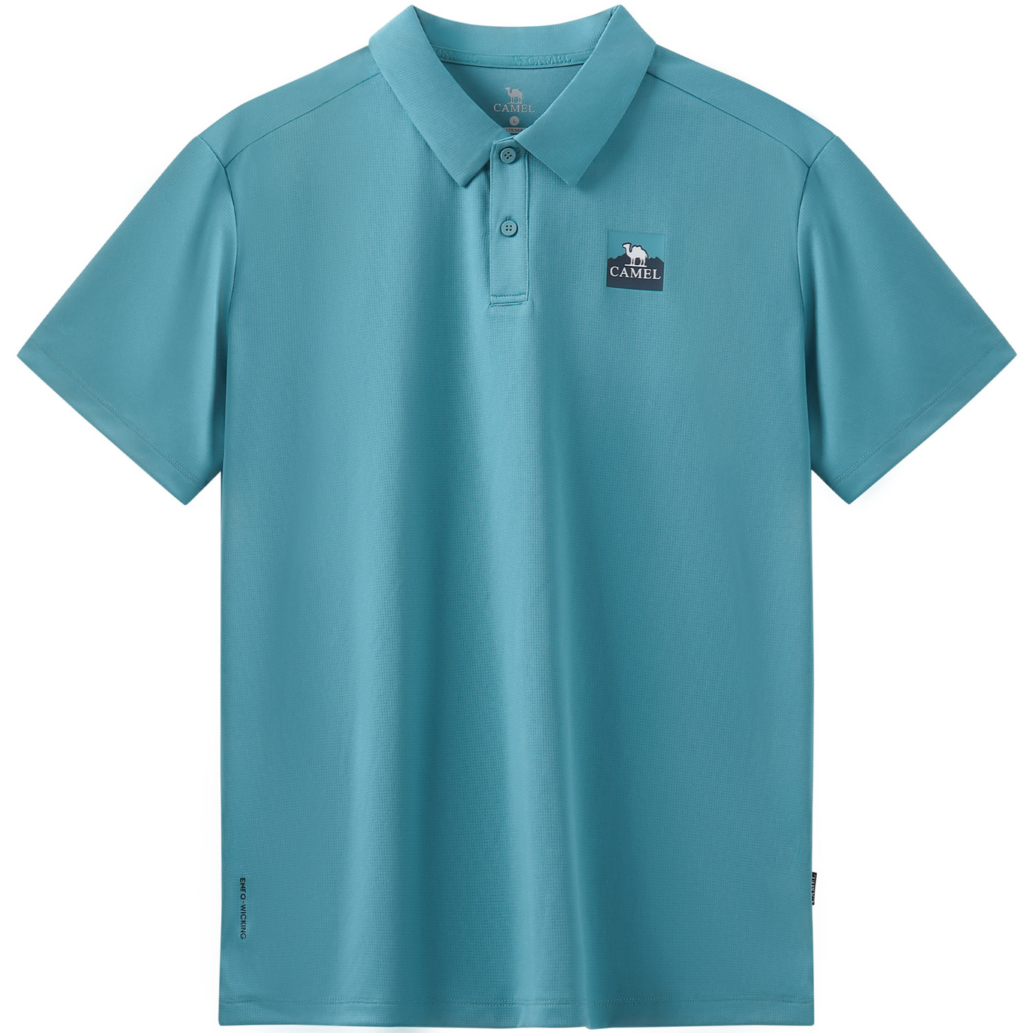 

Футболка мужская поло с воротником Quick Dry CAMEL, ore синий