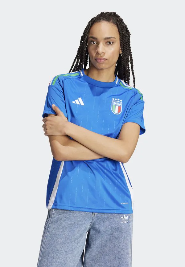 Домашняя футбольная футболка сборной италии 24 Adidas Performance, Blue — фото 4