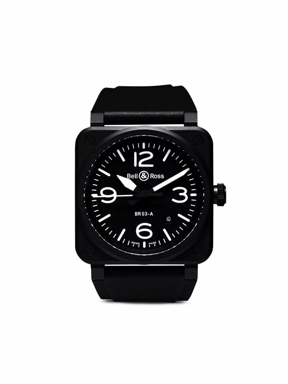 

Наручные часы BR03 41 мм Bell & Ross, черный