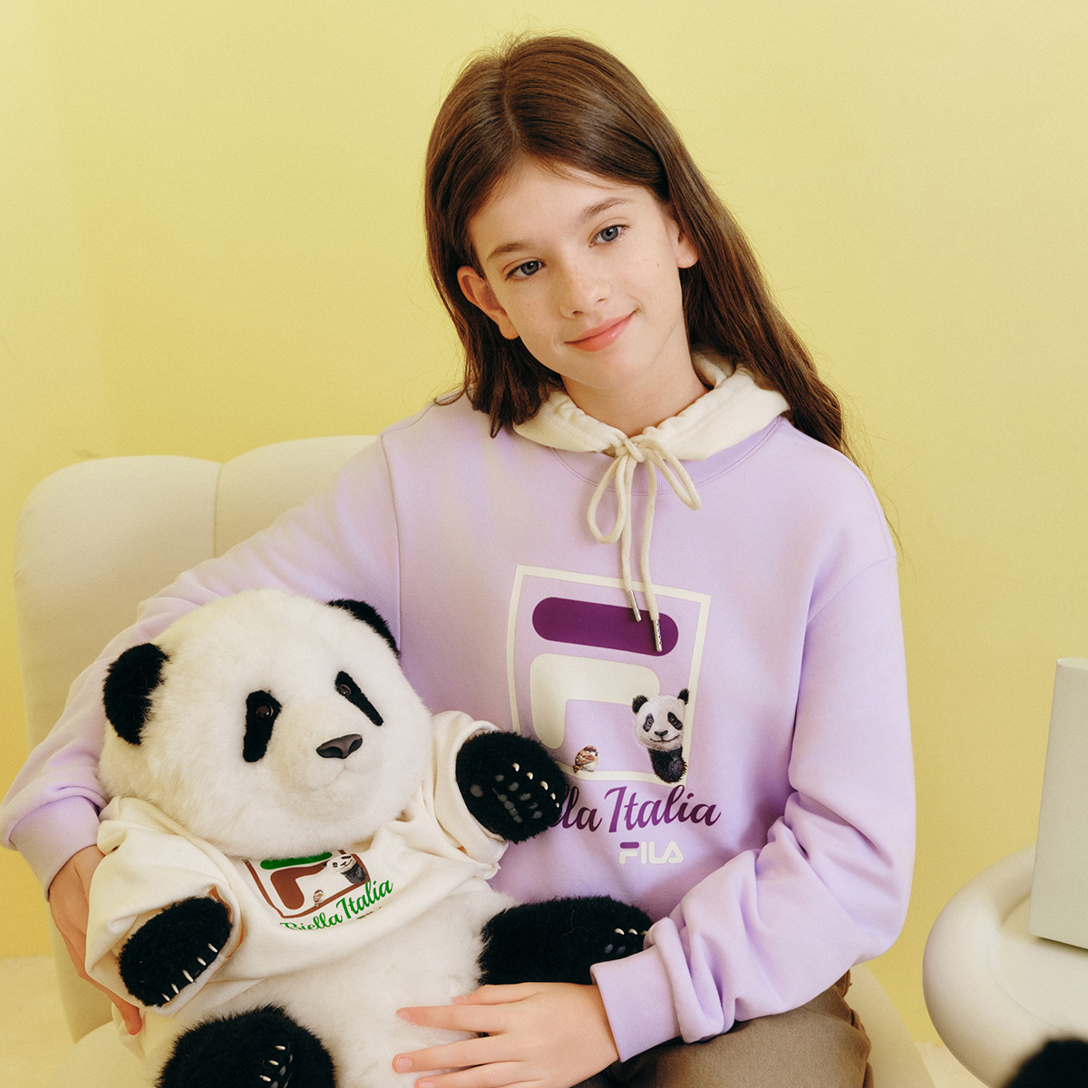 FILA KIDS Свитшот Sonic Purple для детей 3-7 лет — фото 3
