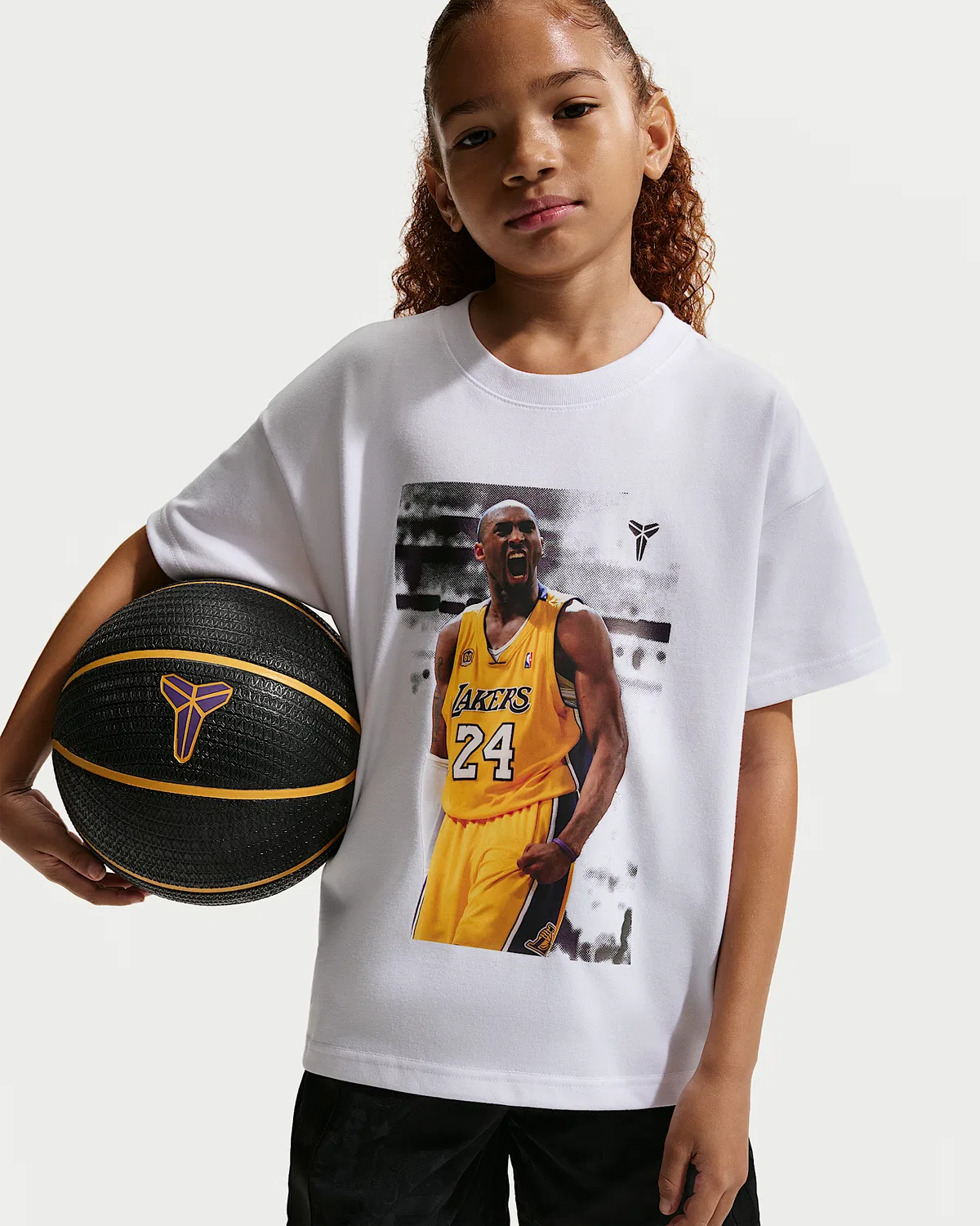 Детская футболка Dri-FIT Max90 Kobe, White
